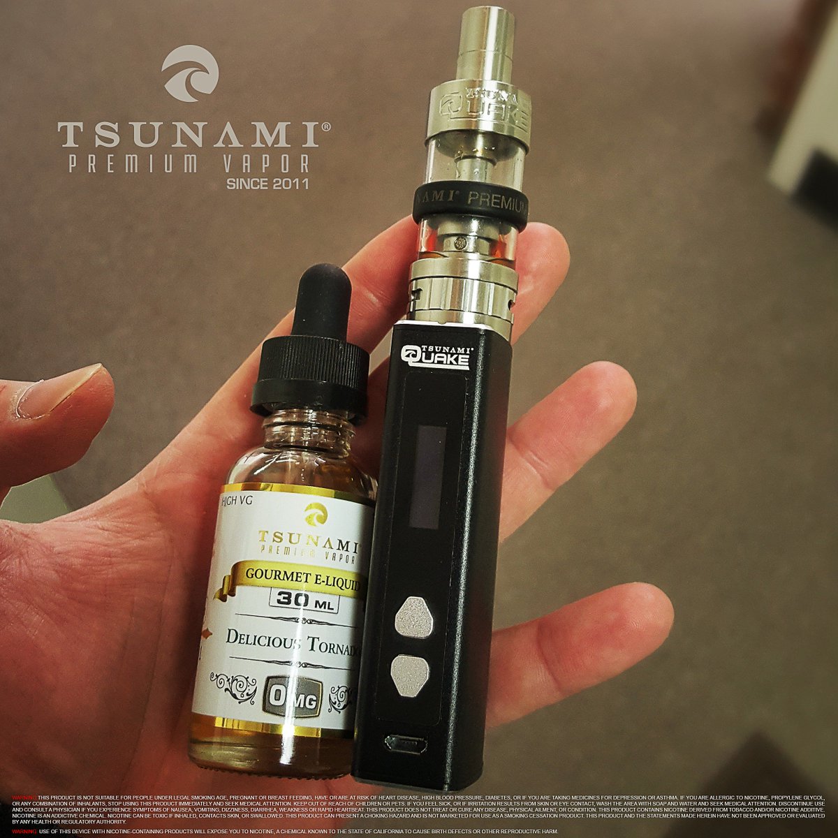 Tsunami Vapor Glass On Twitter Hand Check Black Tsunami
