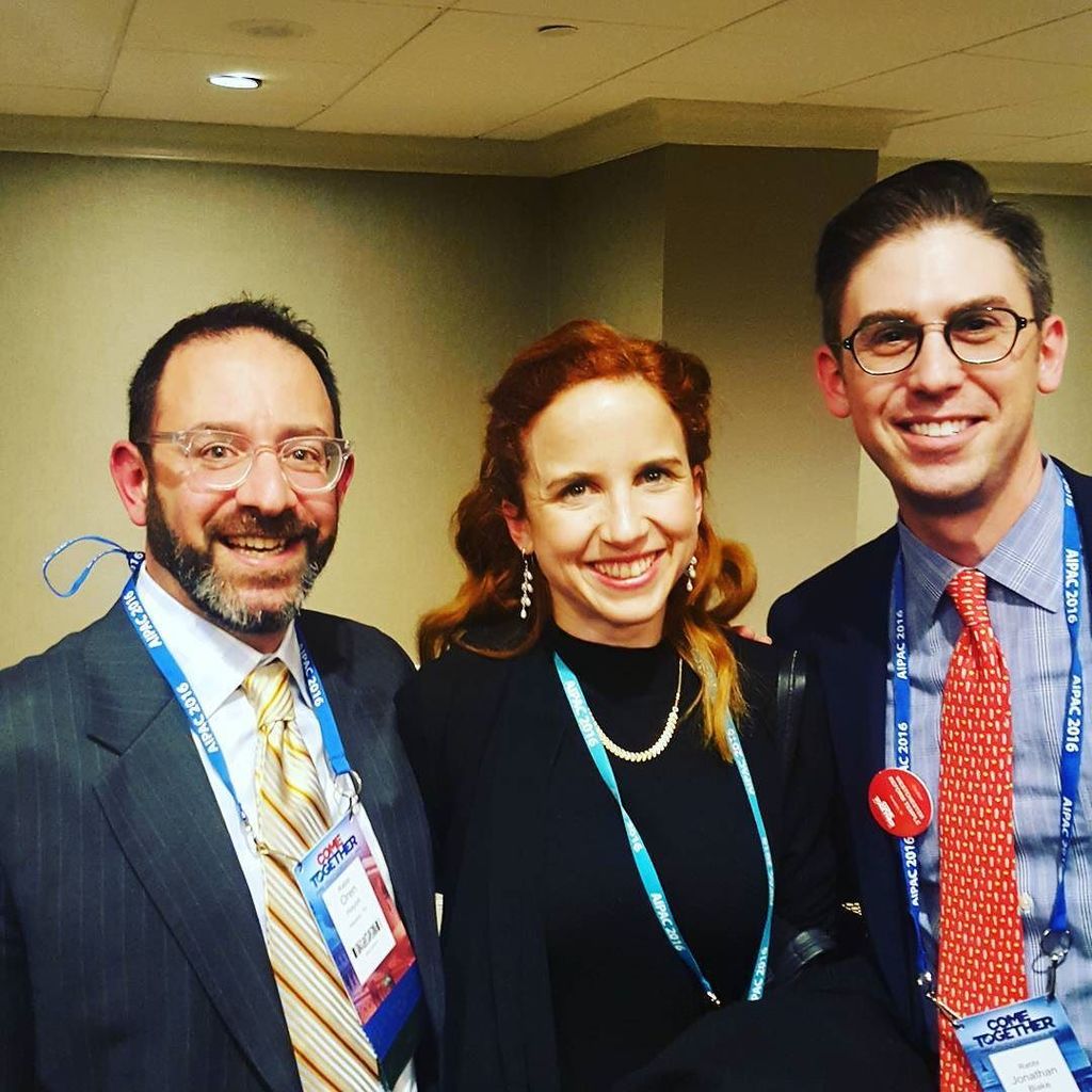 RabbiHayon's tweet photo. "@RabbiHayon: Can we make #MKcrushMonday a thing? With @StavShaffir and @rabbiblake at #AIPAC16. https://t.co/Ok4MghBLeD"