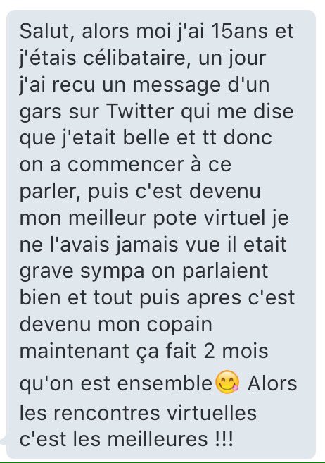 LifeConfessTime's tweet image. "les rencontres virtuelles sont les meilleures"