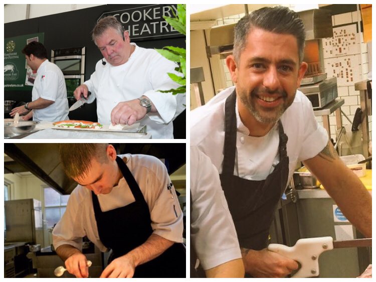 HampshireFare's tweet photo. We have our 3 chef's, our 3 colleges @bcot @EastavenueRest @HighburyCollege &amp; our producers https://t.co/4vtyIvq8QG https://t.co/NKepy9h0ij