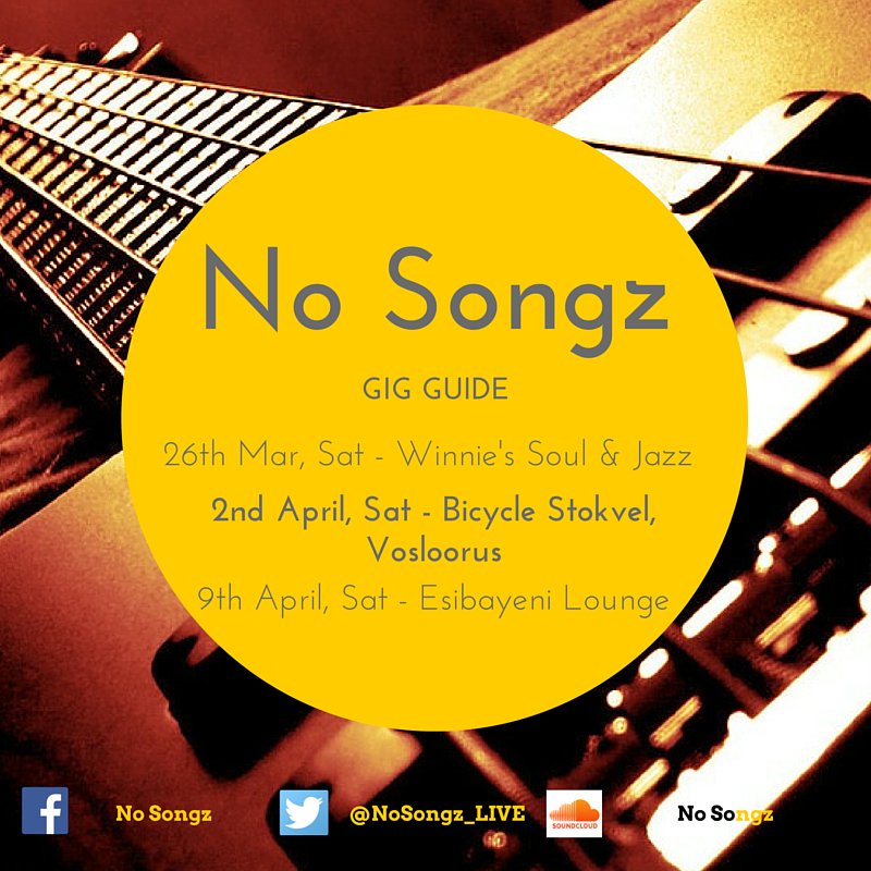 NoSongz_LIVE's tweet photo. Keeping Up With @NoSongz_LIVE :D #GigGuide #ConnectwithUS @K_theseventhson @Bongo_Drummer @Aziwe_AfroMuze https://t.co/ECpS6N1Blr