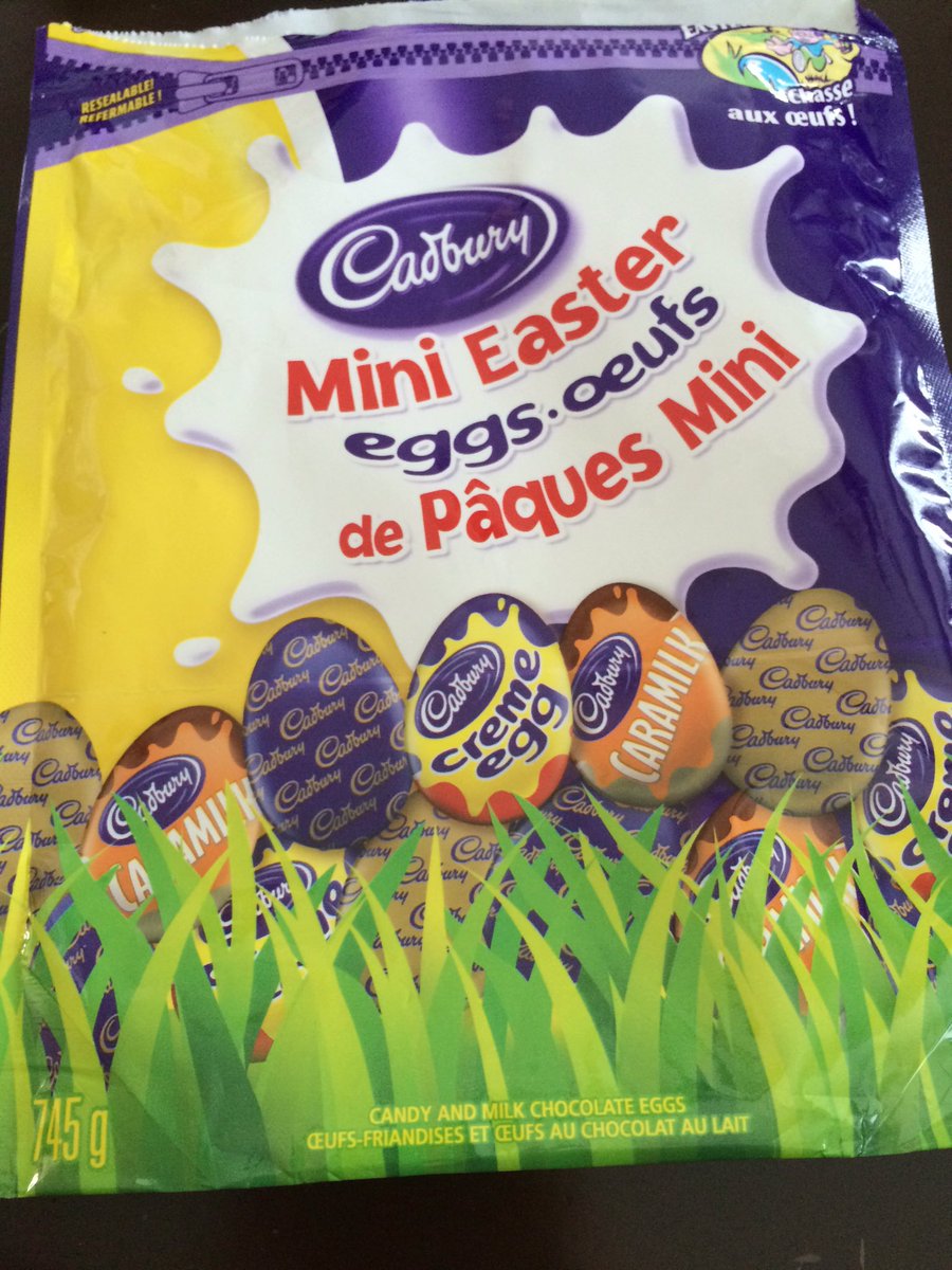 cejknight's tweet image. @CadburyCanada kinda disappointed this bag contained only 2 creme eggs & 9 caramilk #quantitycontrol