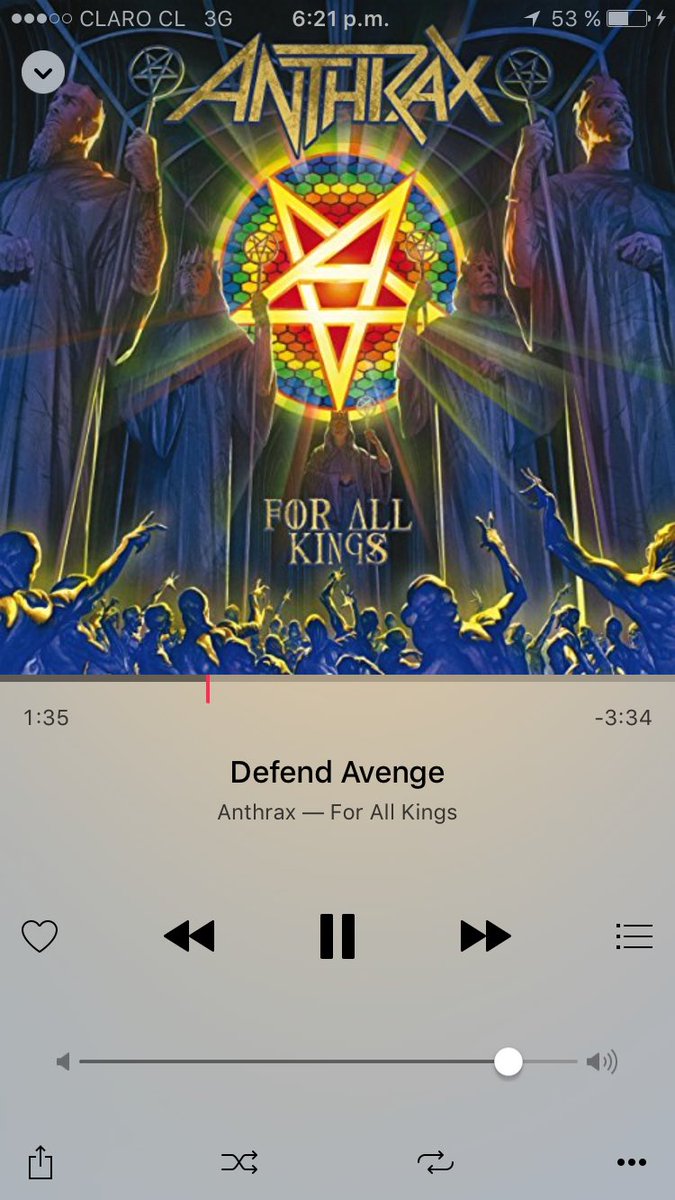 ChileanDrummer's tweet photo. The best álbum 2016!!! Fucking awesome !!! For All Kings @Anthrax see you again guys #ChileOnhell @TheFrankBello https://t.co/xCYHDBf4Z2