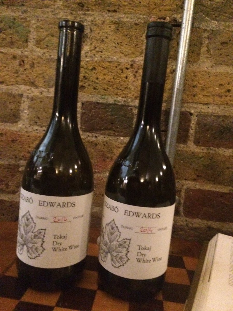 Very smart tokaj from <a href="/BSEwines/">BSE Wines</a> <a href="/vaulttastings/">Vault Tastings</a> today. Great wine, label and bottle, only 659 made in 2014