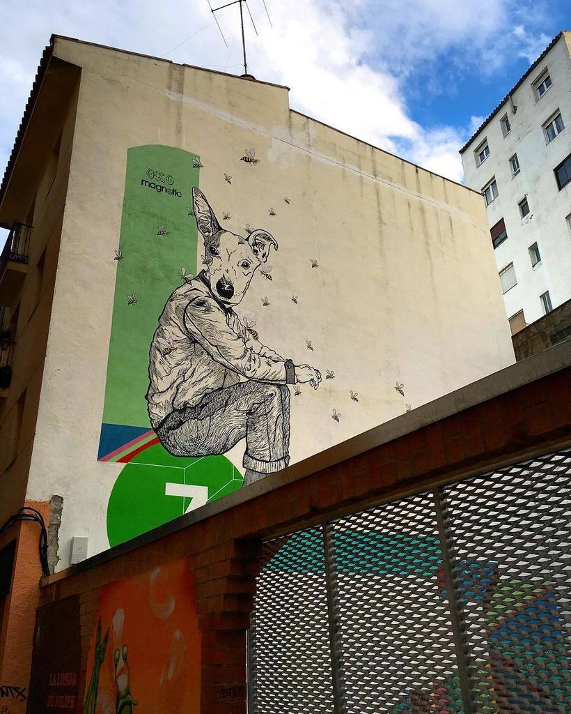 BrujaMaracc's tweet photo. Paseando por #zaragoza #streetart #graffiti #graffitiart #graffitiigers #color #graff #urbanart #sprayart #sprayda… https://t.co/I0TNtCuZnc