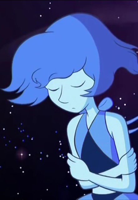 Lapis (hugging herself)