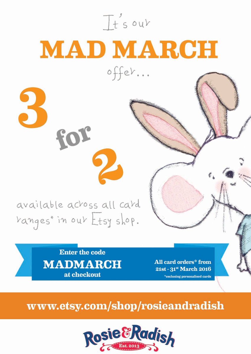 It's Mad March in our #Etsy shop! #MarchMadness