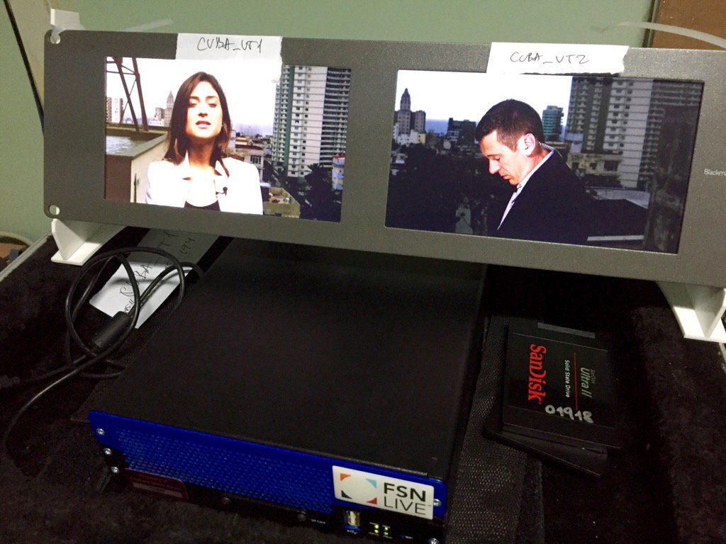 LoraWMedia's tweet photo. @Vitec_MM Tech been used for the first time in Latin America #Cuba for high quality HD live shots #fsnlive https://t.co/oUepbblZ6n