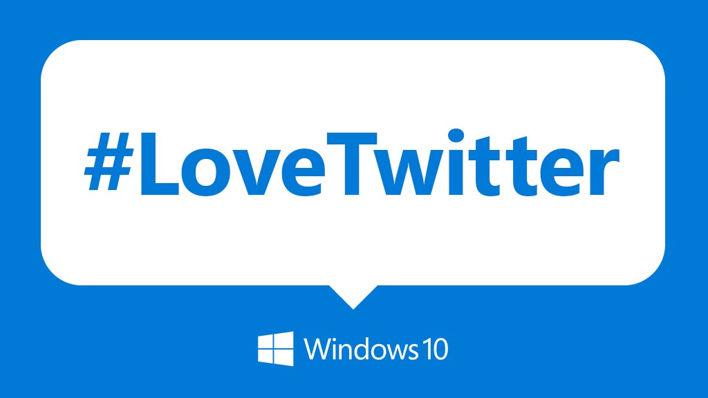 Windows's tweet photo. Happy birthday @Twitter, thanks for helping us #DoGreatThings with fans all around the world! #LoveTwitter https://t.co/uiVfIIBWsV
