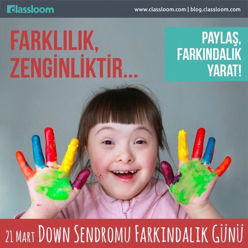 Farklılık , zenginliktir... 
#DownSendromlularGunu
