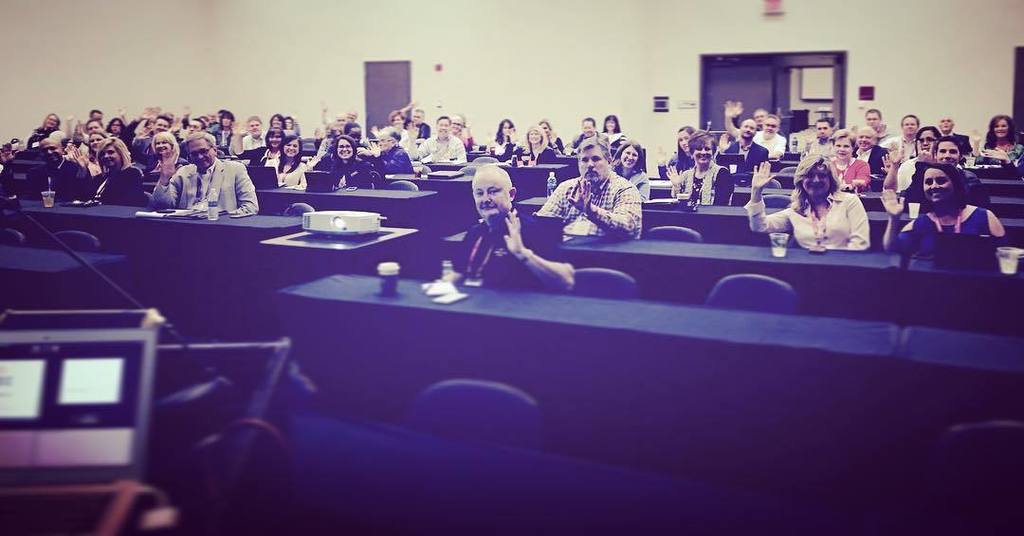 My people! Fun group @ my <a href="/BannoJHA/">Banno JHA</a> Mobile demo <a href="/ProfitStars/">ProfitStars</a> #PEC16 ift.tt/1Mycx3U