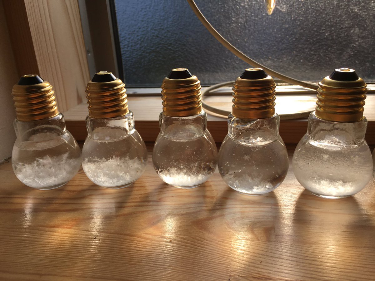 調整中の天気管。かわいいの。

#天気管