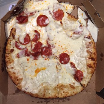 george_travis's tweet photo. Was so excited to eat my Dominos...until I opened it... Tf is this @dominos 😡😡😡 https://t.co/Jj3QNFyzWn
