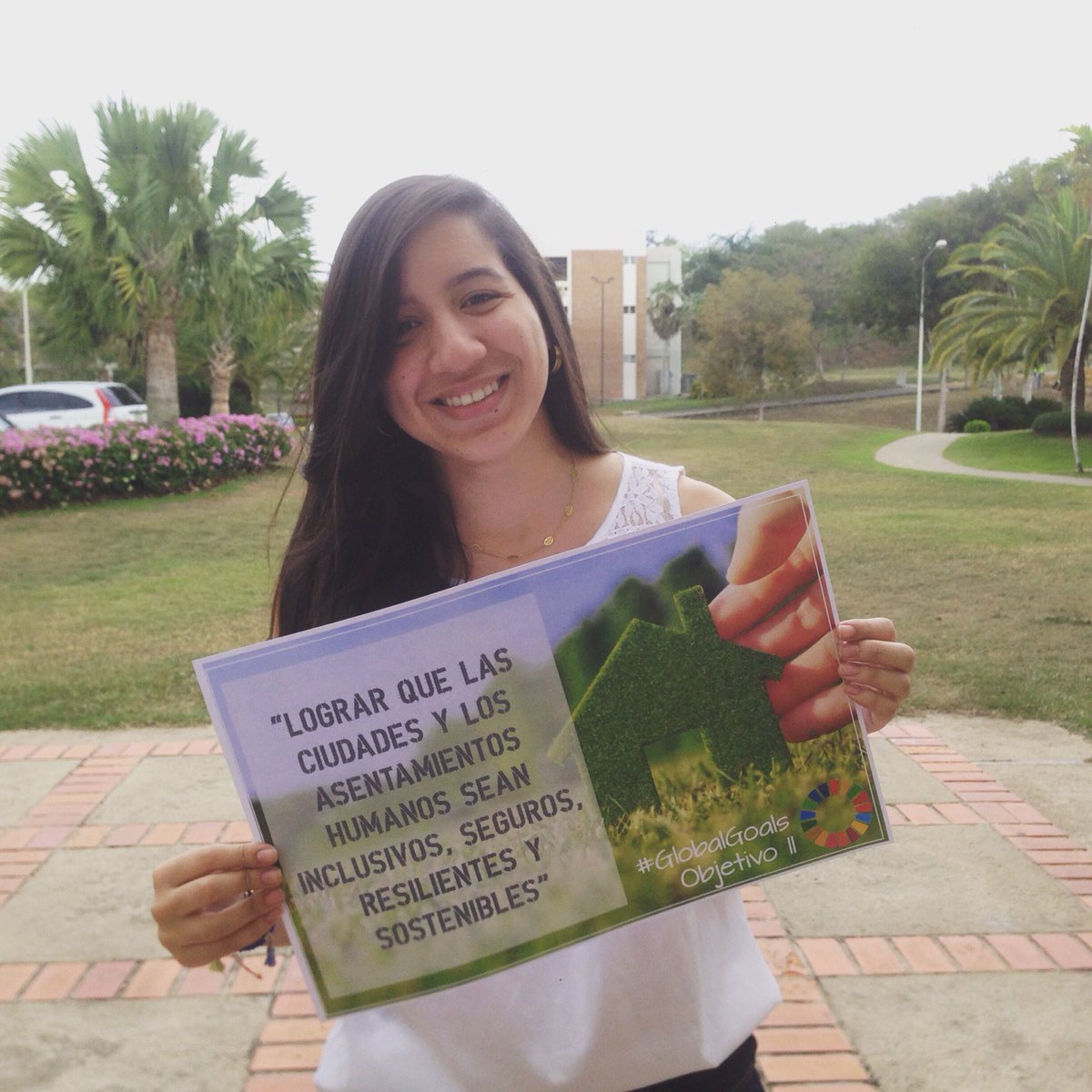 Yamira07's tweet photo. Yo apoyo #Goal11 : Ciudades Sostenibles🌎 @PUCMM @dnicodemo @annette_tejada @rfranquiz @TheGlobalGoals @GlobalGoalsUN https://t.co/ETMV6heFLi