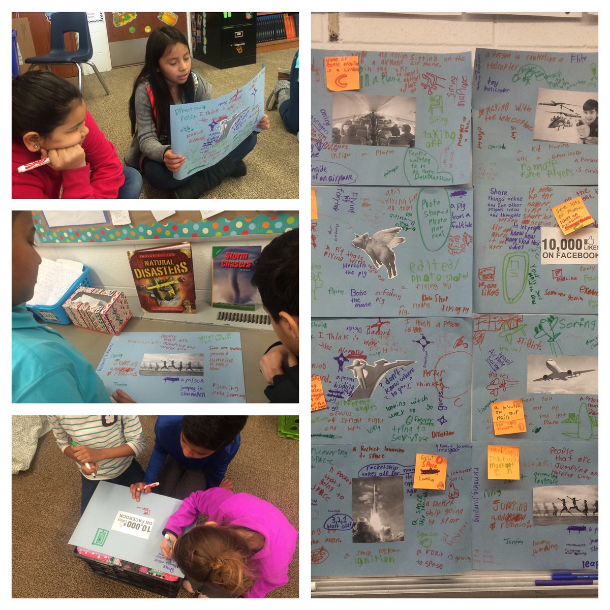 MrsMSpalding's tweet photo. Using our prior knowledge to activate our learning @CIMAKSTATE  #linkinglanguage #Rockets512 #team512 https://t.co/Twrs95hSrS