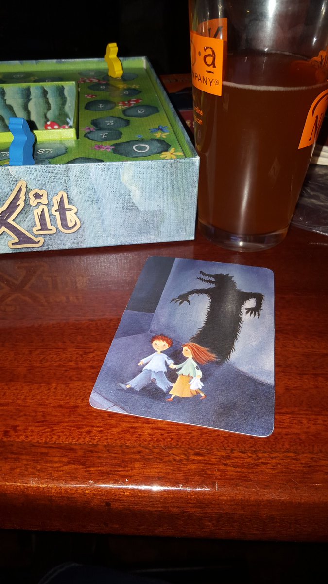 The_BeerFairy's tweet photo. Dixit, @DarkHorseBrewCo Rain in Blood Orange Pale Ale @WOBTheVista #sodacitysuds Beer and Board games https://t.co/MRw7FZT97x