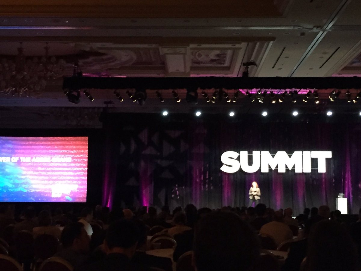 Finally a woman on the stage #AdobeSummit