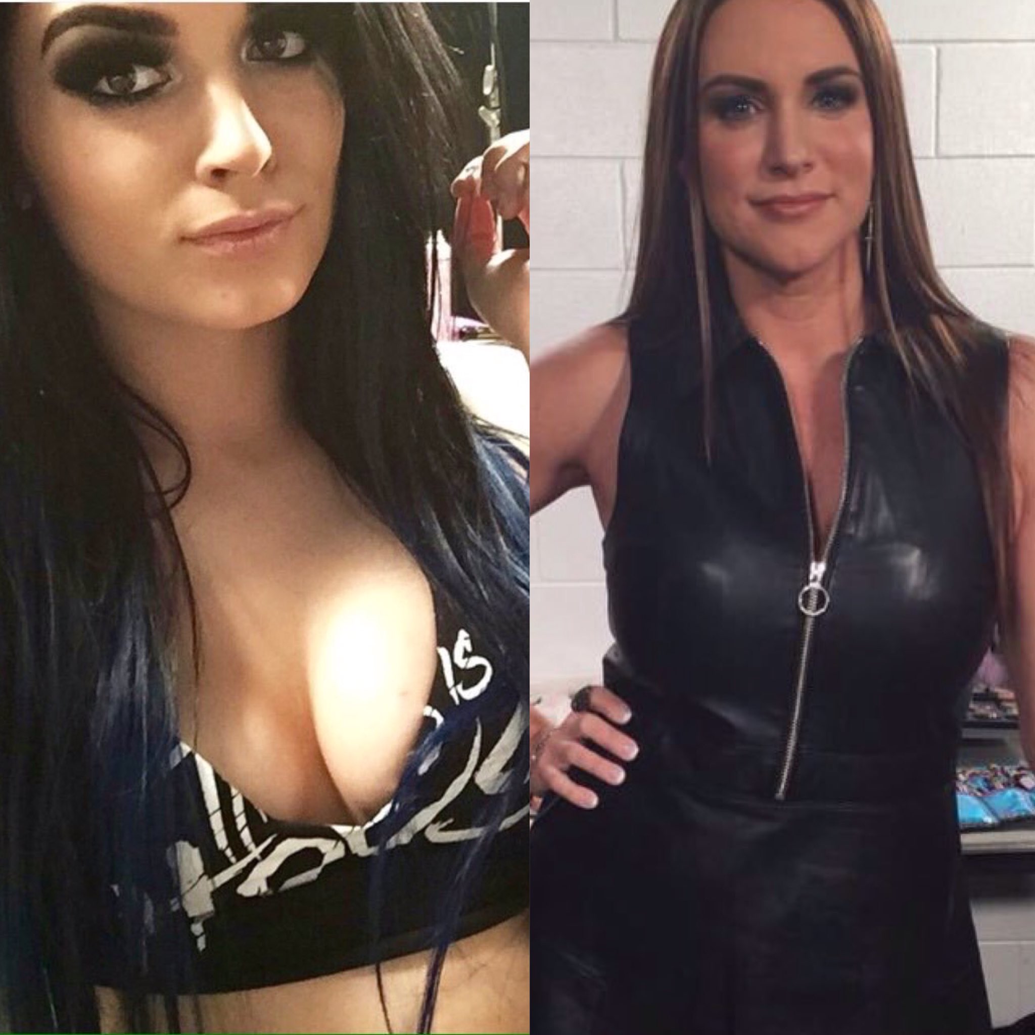 Who's hotter?RT for Paige Like for Stephanie McMahon. 