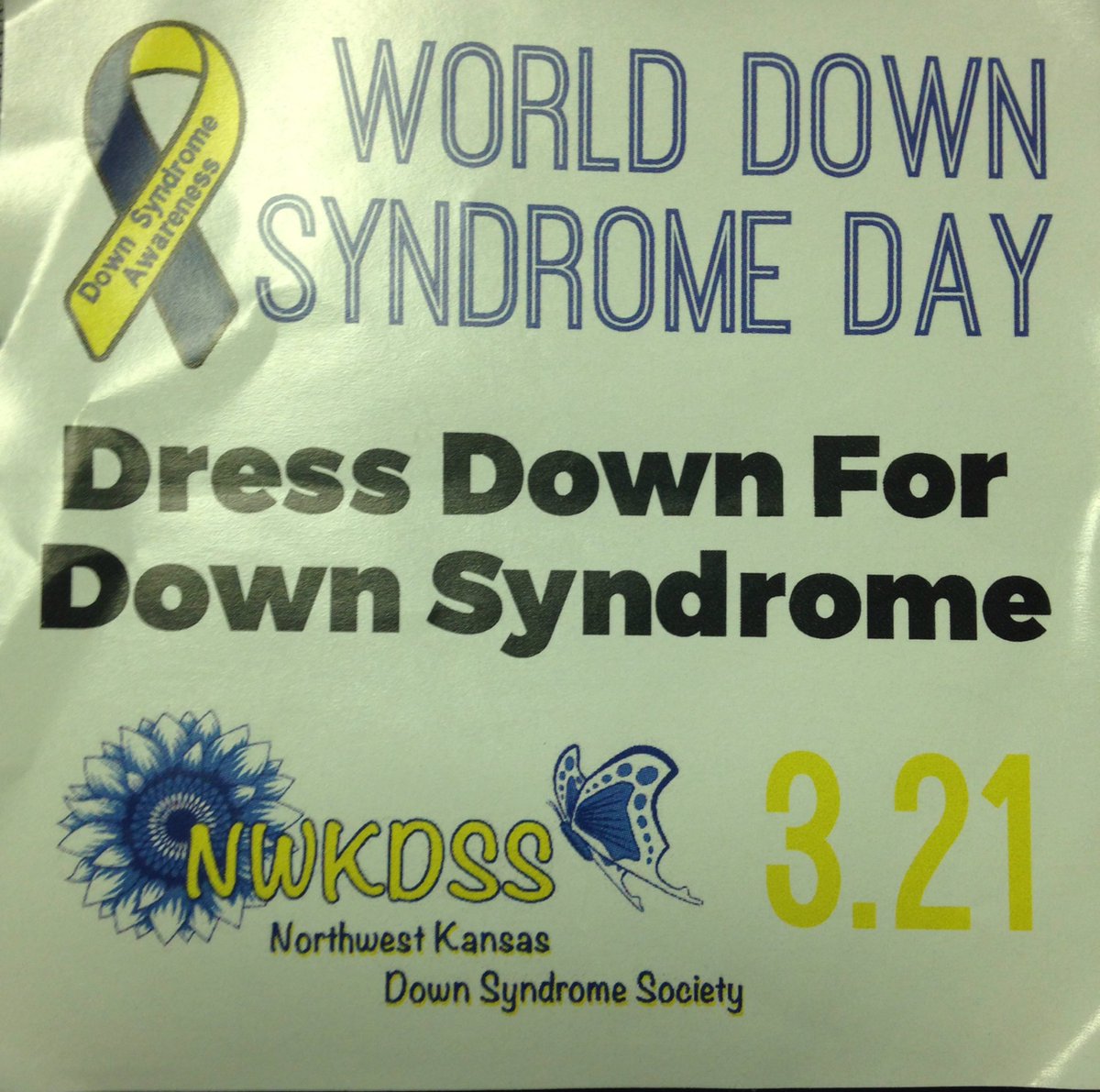 TMPMKeyClub's tweet image. Thanks to everyone who dressed down today! #downsyndromeawareness #WDSD16