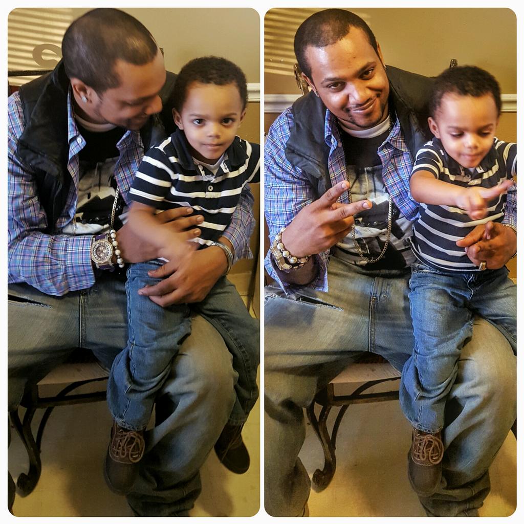 Russell_Anthony's tweet photo. My Little Man #FatherAndSon #XMan #Peace #BigHim #LittleMe #216 https://t.co/zifSaYCEwB
