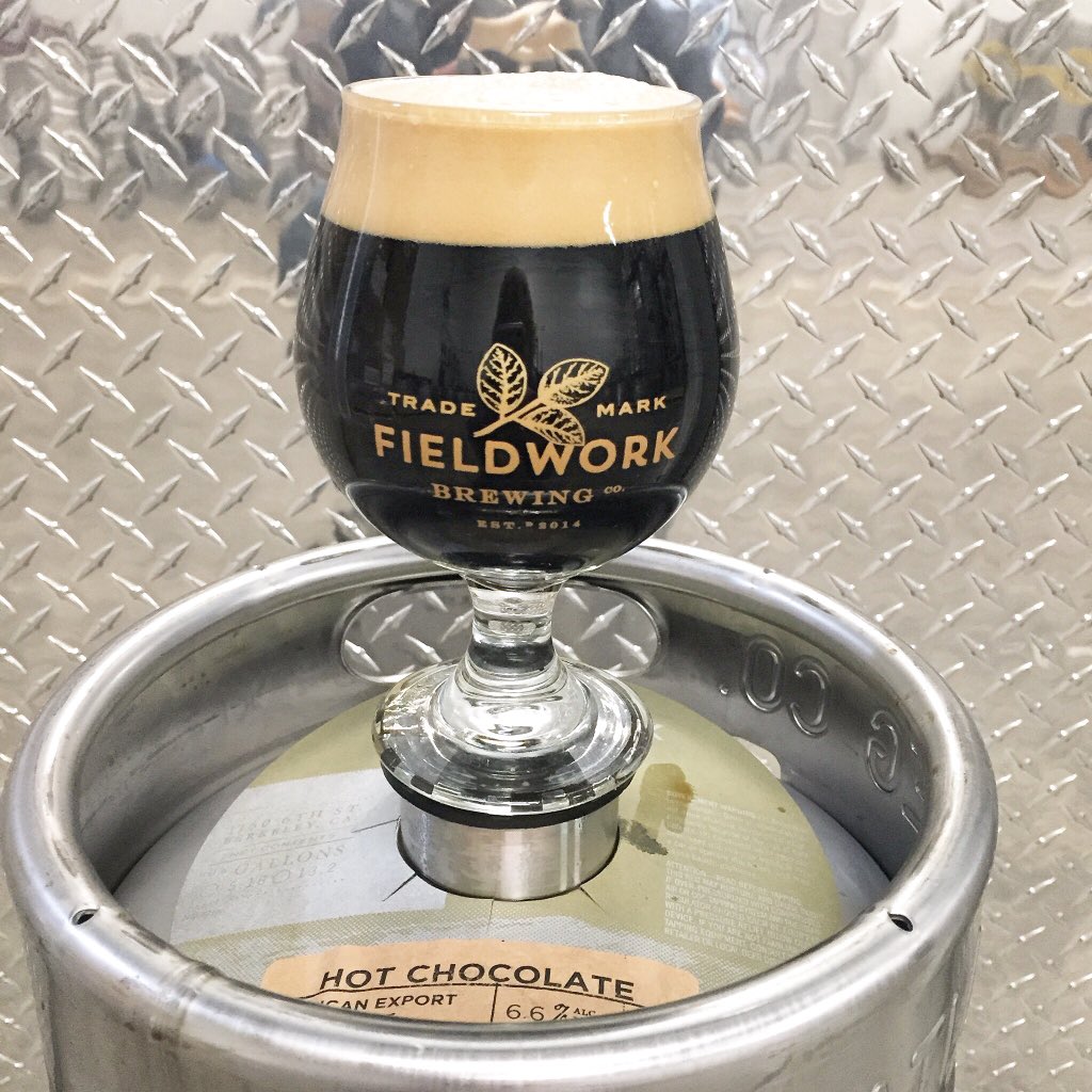Fresh batch of Hot Chocolate Export Stout available in the Taproom! #mexicanhotchocolate in an adult beverage.