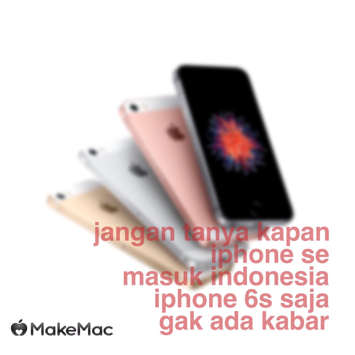 Untuk kamu yg bertanya tentang iPhone SE kapan masuk Indonesia, harganya? Nih lihat gambar 😿