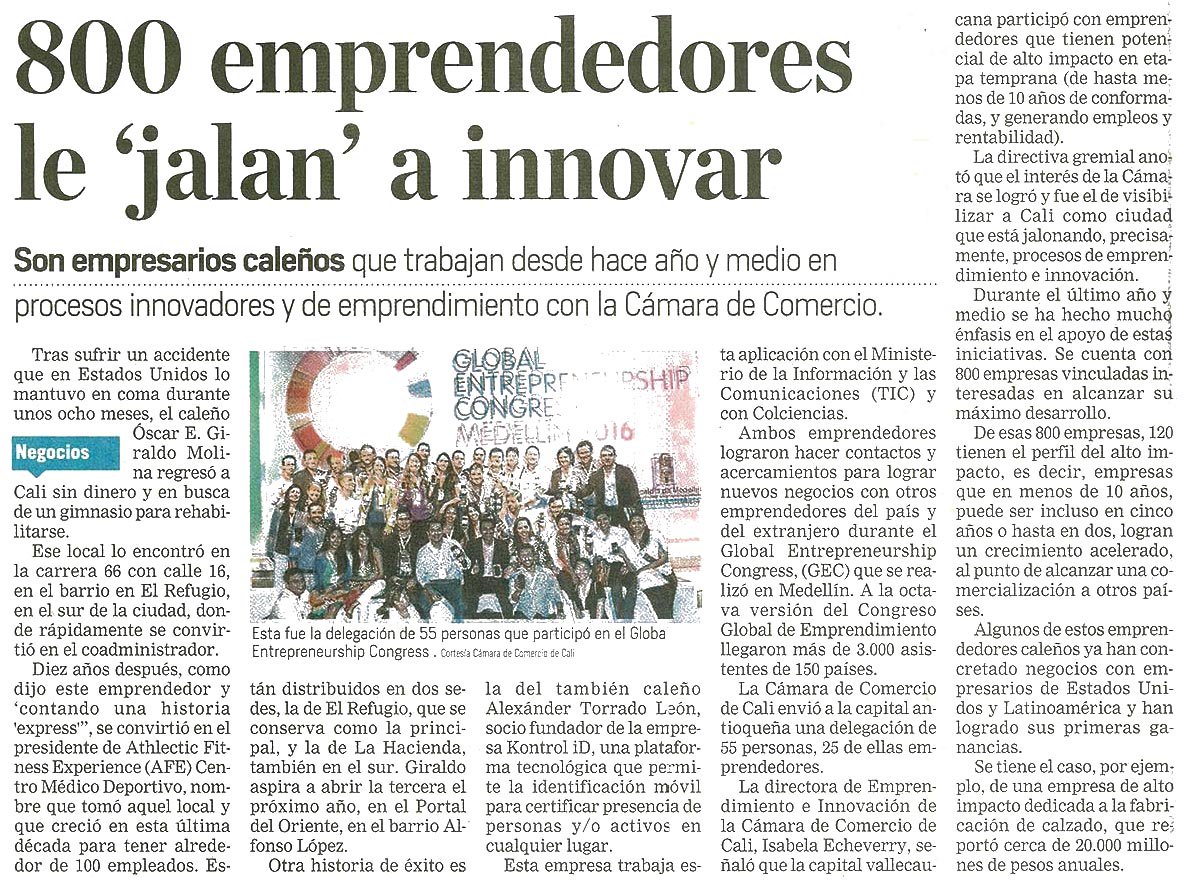 camaracali's tweet photo. Cali está 'jalonando' proceso de emprendimiento e innovación en la región https://t.co/QDIvUtF0tT