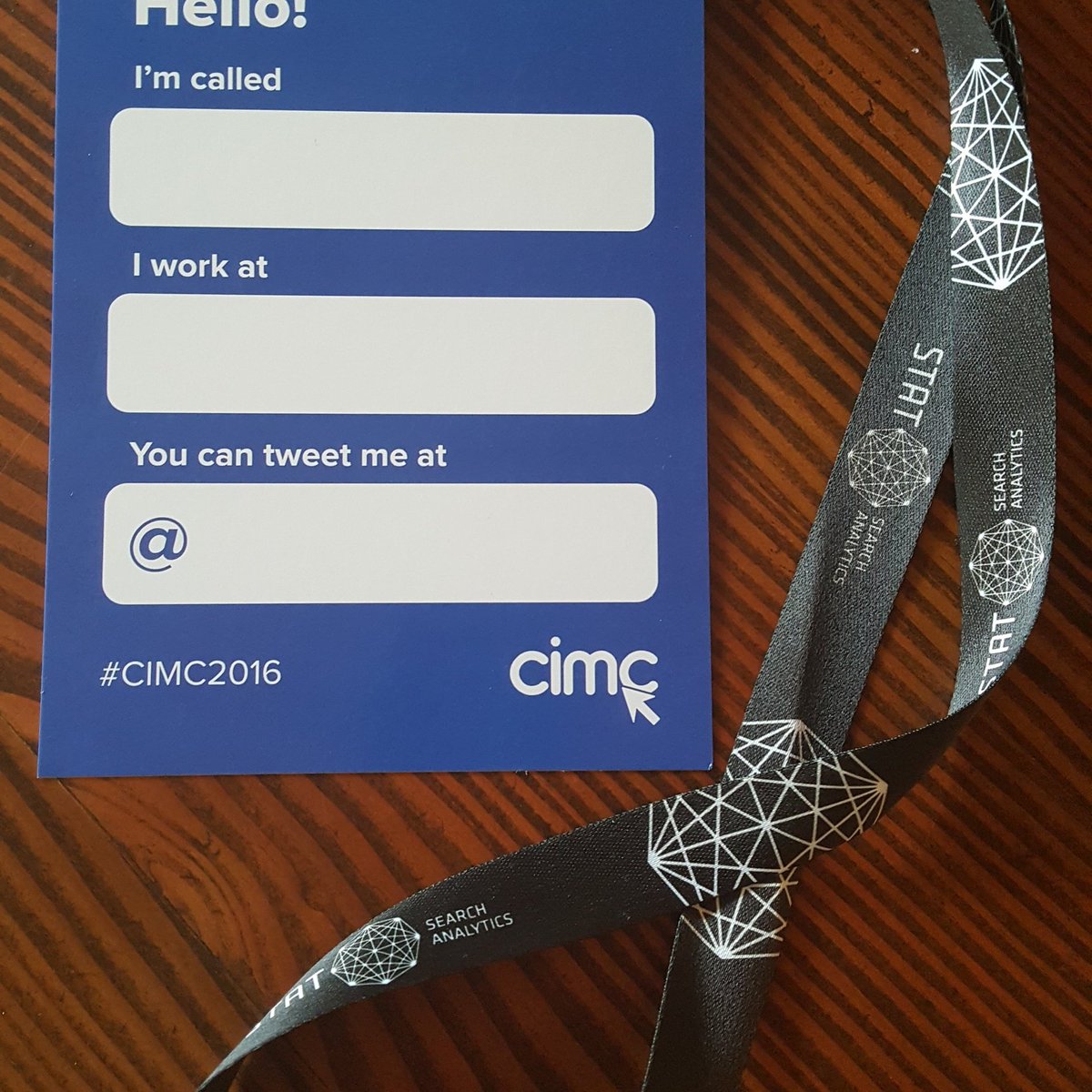 CIMConference's tweet photo. We hope your name will be on one of these in a few weeks. #cimc2016 @getSTAT https://t.co/p48f73psxE