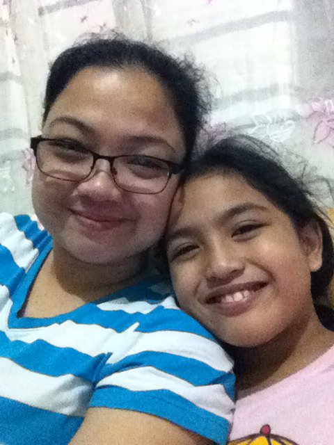 With my younger sister 👶