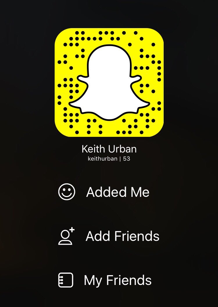KeithUrban's tweet photo. Do you follow Keith on @Snapchat? There's lots of exciting things coming soon, follow along so you don't miss out! 😉 https://t.co/yXTWKpV9dT
