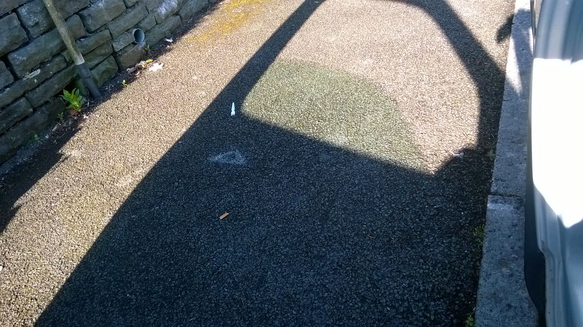 Carly_fos's tweet photo. @RCTCouncil is it ok for my neighbour to draw on the road telling me where I can park and do this to my car. https://t.co/SlO31AcHQd