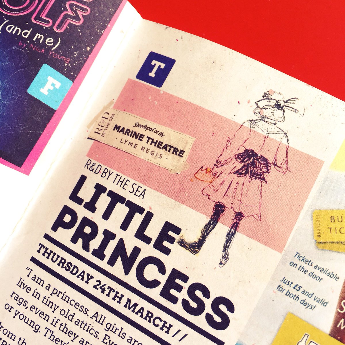 Having a gorgeous time this week <a href="/marinetheatre/">Marine Theatre Lyme Regis</a> working on this with a marvelous <a href="/KiteHighTheatre/">KiteHigh</a> team