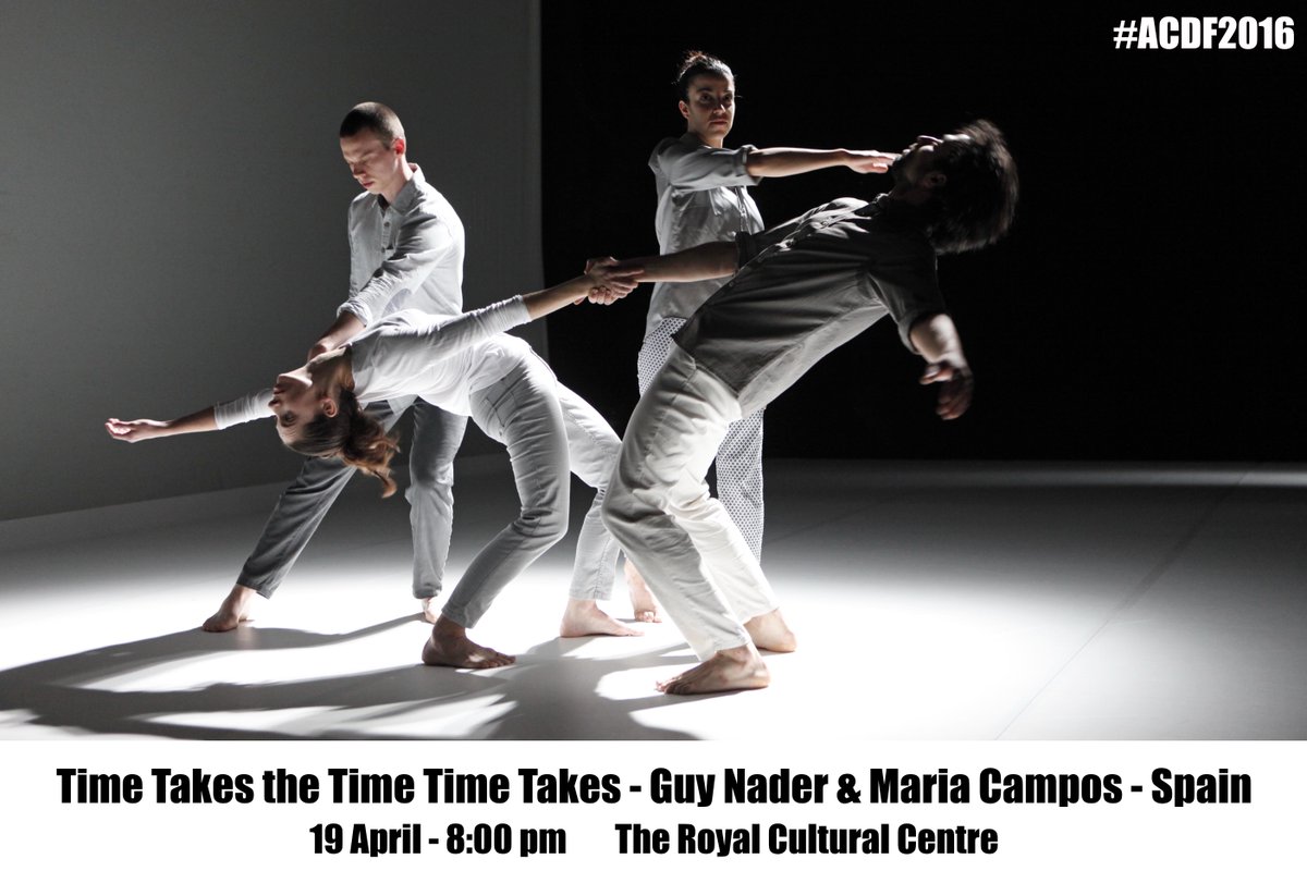 NCCA_KHF's tweet photo. Time Takes the Time Time Takes performance by Spain!
#ACDF2016 #NCCA_Dance #Amman #Jordan #ContemporaryDance https://t.co/T9epjBsWqc