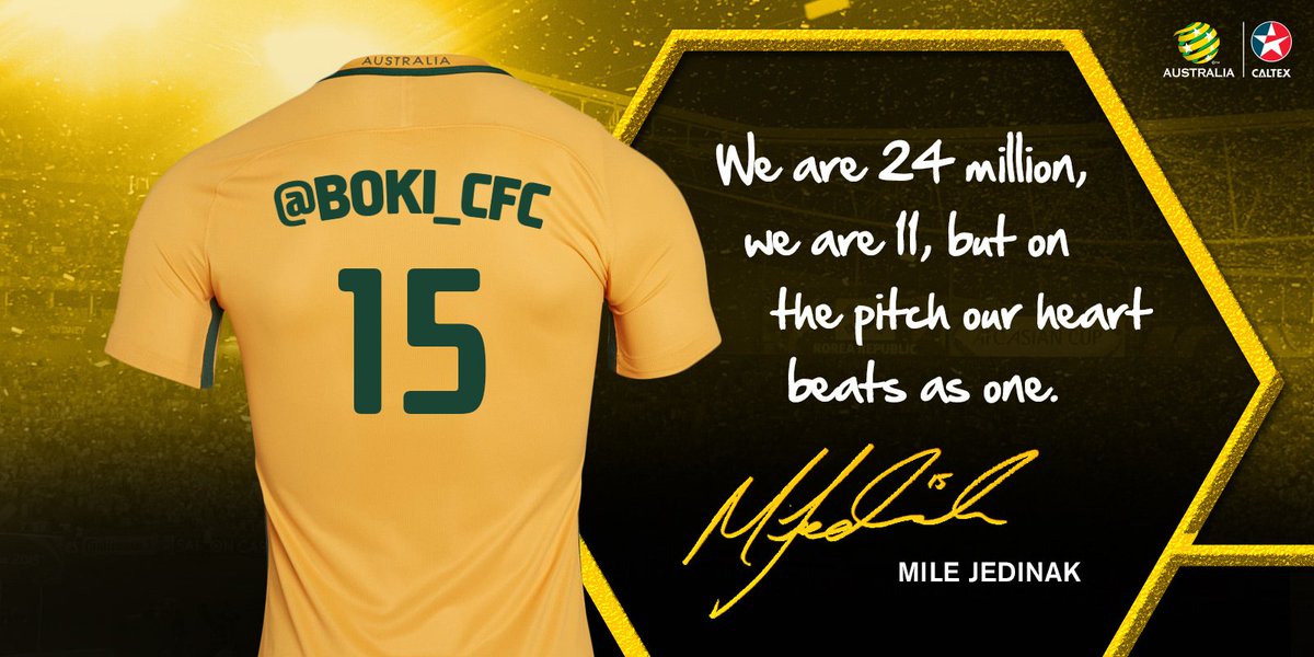 Socceroos tweet media