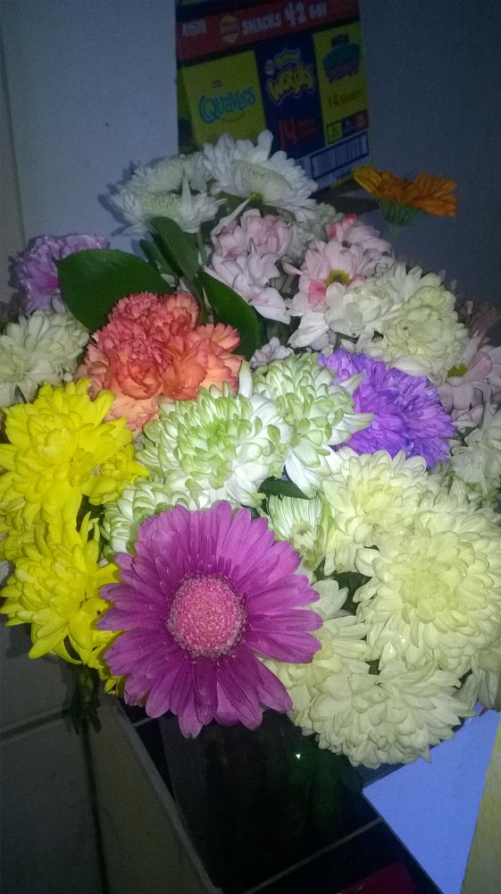 jemmaknight's tweet photo. My beautiful mothers day bouquets still blooming lovely since mothers day, #orchardprogramme #tesco #triedforless ❤ https://t.co/mJy2zI8u1g