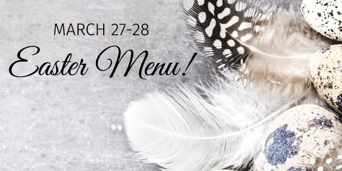 This #Easter we are preparing a special menu for you and your family! Check it here: bit.ly/1pH4BbM #spring