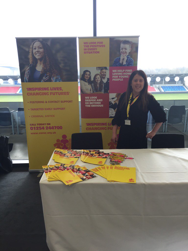 CANW_MHS's tweet photo. Setup and ready at the Salford CVS conference event, Brave New World Revisited https://t.co/b4dNwmW4Md