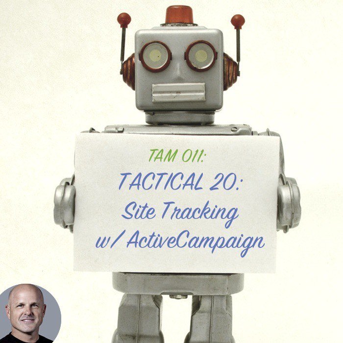 ActiveMarketer_'s tweet photo. TAM 011: Tactical 20 - ActiveCampaign Site Tracking https://t.co/bOZ0RzWWhU #podcast #marketingautomation https://t.co/eM4f4EEcjV