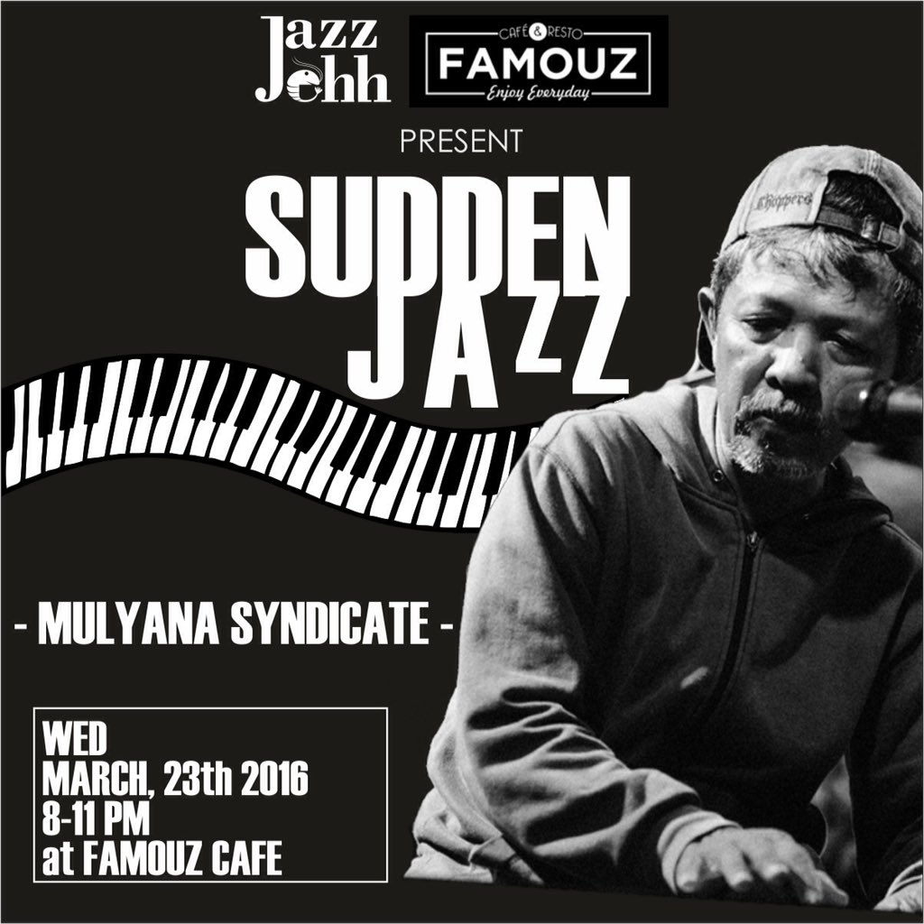 this wednesday, starts from 8 pm, sudden jazz <a href="/famouzcafe/">Famouz Cafe Cirebon</a>. come as friends, then stay as families!