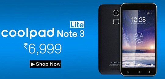 Searchmymobile's tweet image. Open Sale For #Coolpad #Note3Lite &amp;amp; Buy at just Rs. 6,999/- Only!! goo.gl/yvqUmy