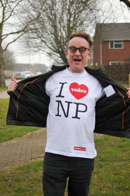 chrispevans1's tweet photo. Giving away these exclusive  #150edition  #Ilovenp T's with Aprils @WeAreVoice,reserve yours from @Thenewsagent 2day https://t.co/SKC5ztygEt
