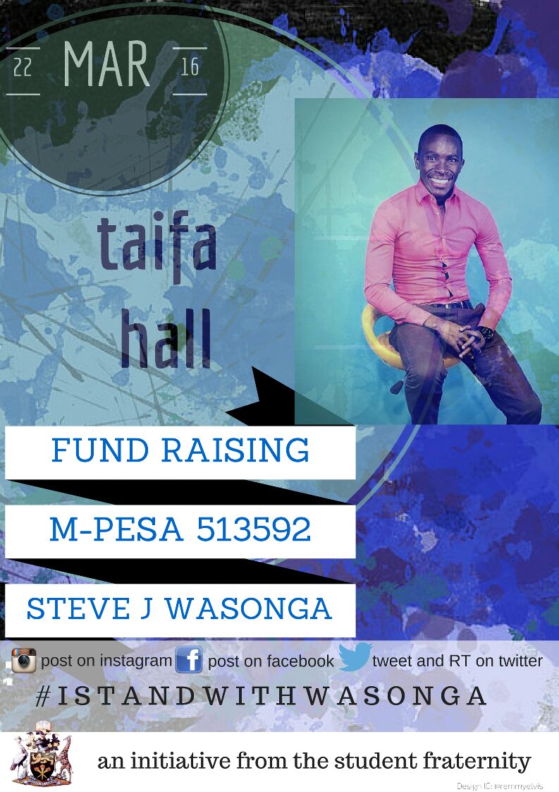 Dayana_Injehu's tweet photo. Taifa hall...The great harambee day. Save Wasonga. Karibuni
#IstandWithWasonga https://t.co/RJTP4B9teC