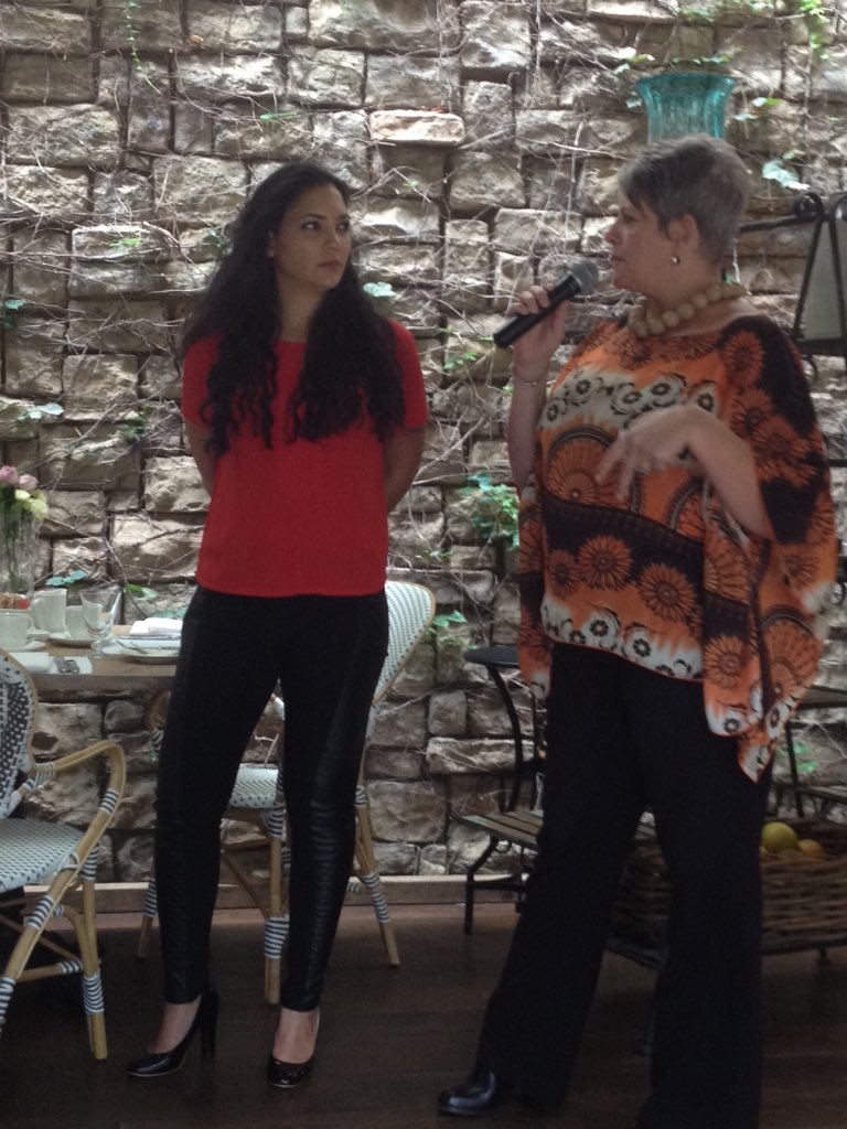 PurelyLocalJN's tweet photo. Danelle Coulson and Sian Bailey from @MONTECASINOZA welcomes the guests #G2V #DOT https://t.co/EJkj0pThIF