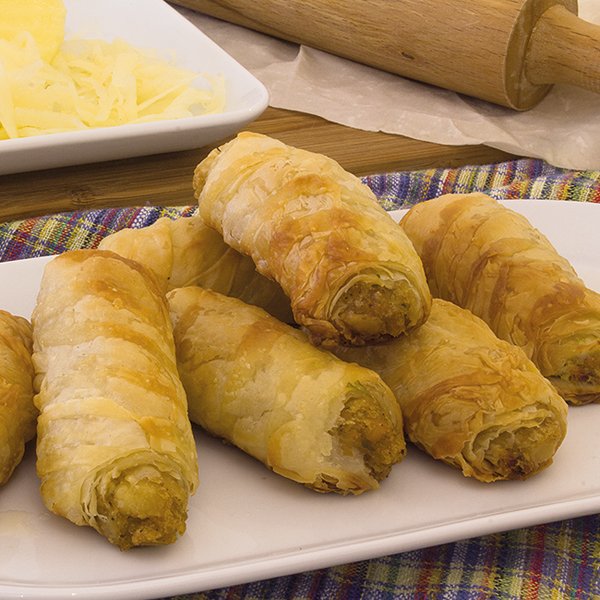 Mini Rulo Börek Patatesli