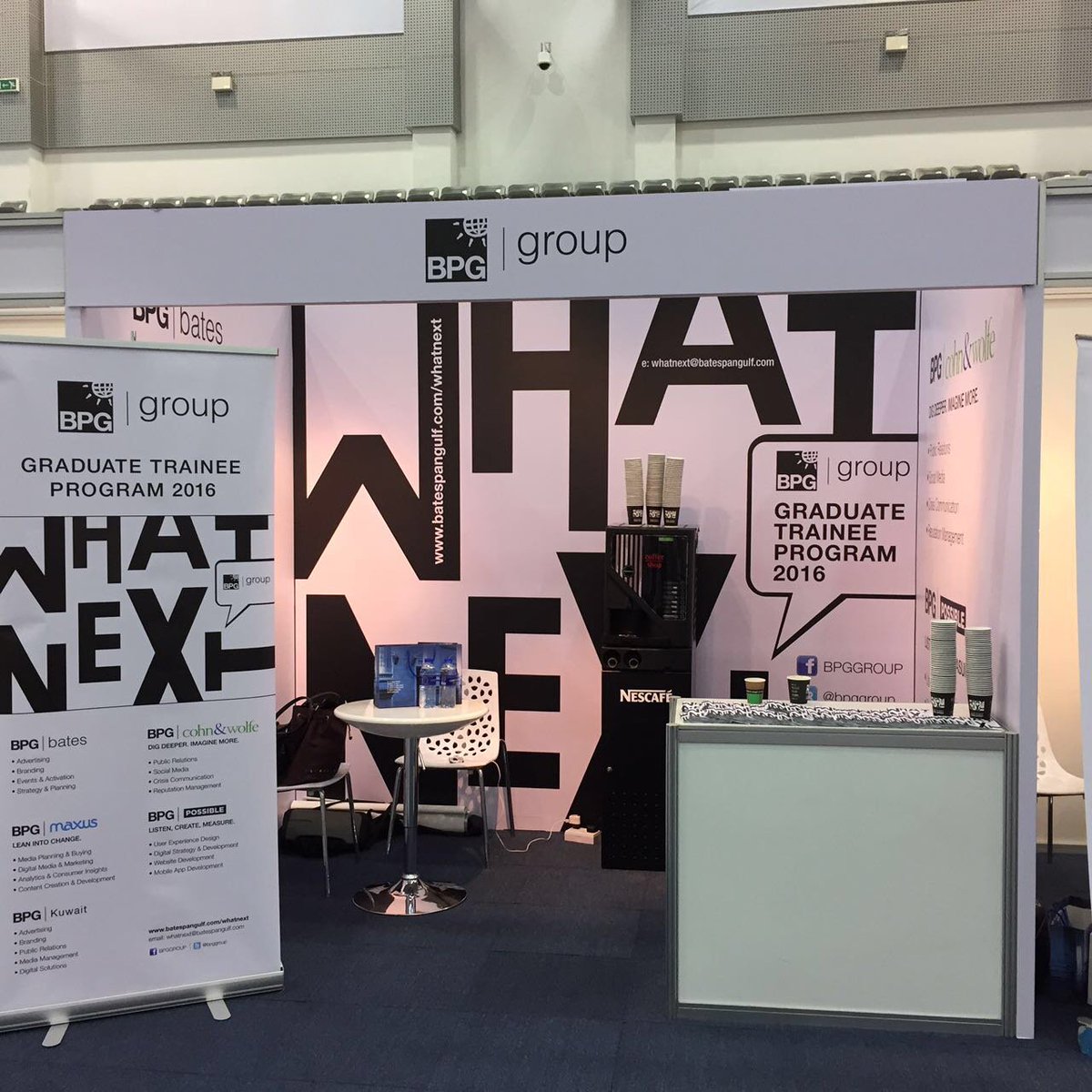 BPGGroup's tweet image. Catch us at the @AUDubai career fair today! #WhatNext #GraduateTraineeProgram #marketing #agencylife #aud #bpggroup