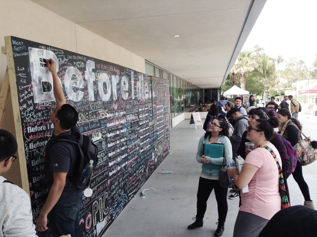 pic_prssa's tweet photo. Day 1 of the #beforeidie wall was successful thanks to you, Toros! Keep writing throughout the week!  #toroPIC https://t.co/Y87ogPxjwW