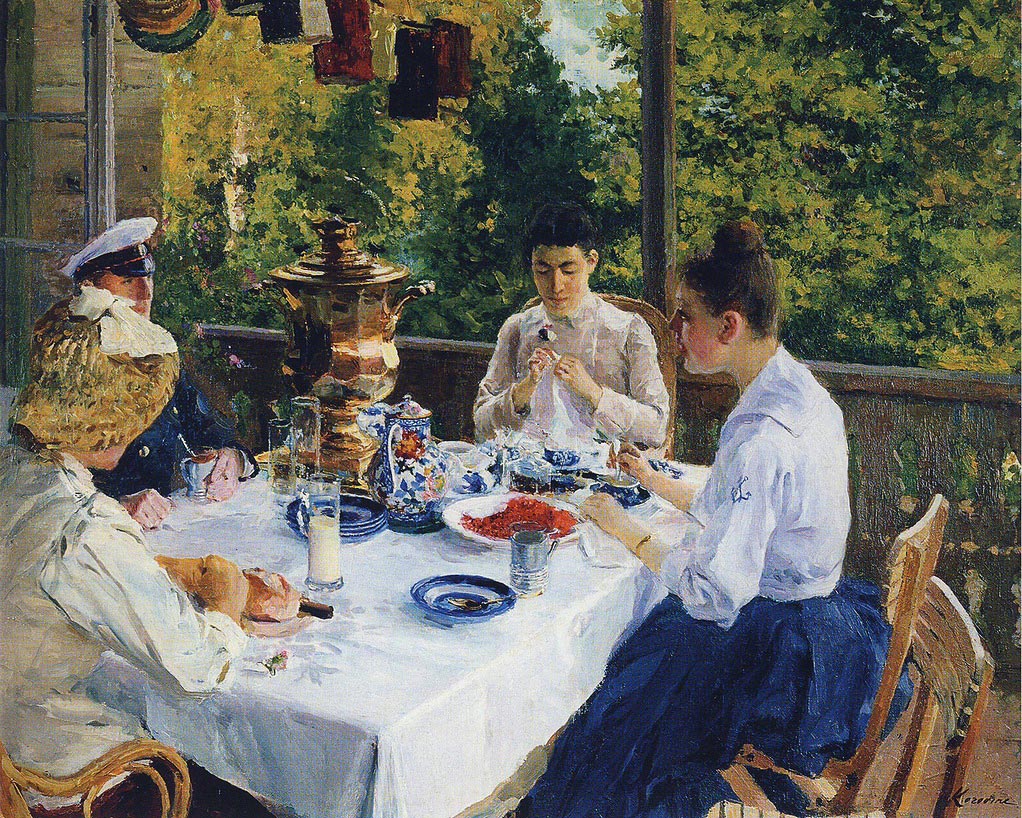impressionistTW's tweet photo. Константин Коровин «За чайным столом» 1888 г. https://t.co/n7J6vqgxF0 https://t.co/JimUUvsCC4