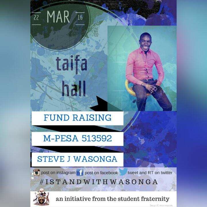 n_crique's tweet photo. #IStandWithWasonga TAIFA HALL TODAY AT 2PM Tell a comrade to tell a comrade to tell a friend https://t.co/XWIe9vQhoC
