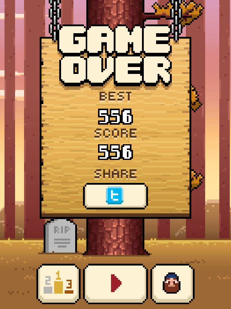 Dikobrazzka's tweet photo. Scored 556 in Timberman! You'll never beat me! #timbeeer -> https://t.co/b9BoVtqQjY https://t.co/0WhTjy8cz1