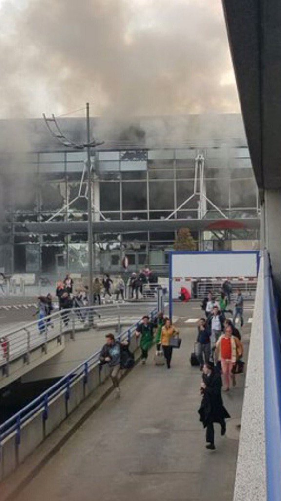 Toon's tweet photo. My thoughts are with all those impacted by the explosions at Brussels Airport... #Zaventem https://t.co/uEqnyGO9oJ